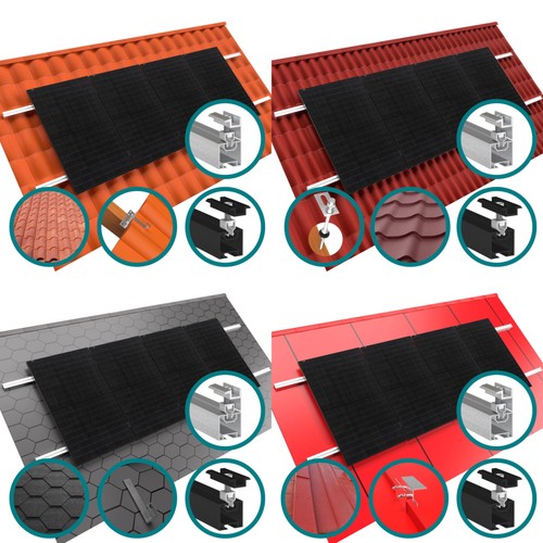 Solar montage set für - set,